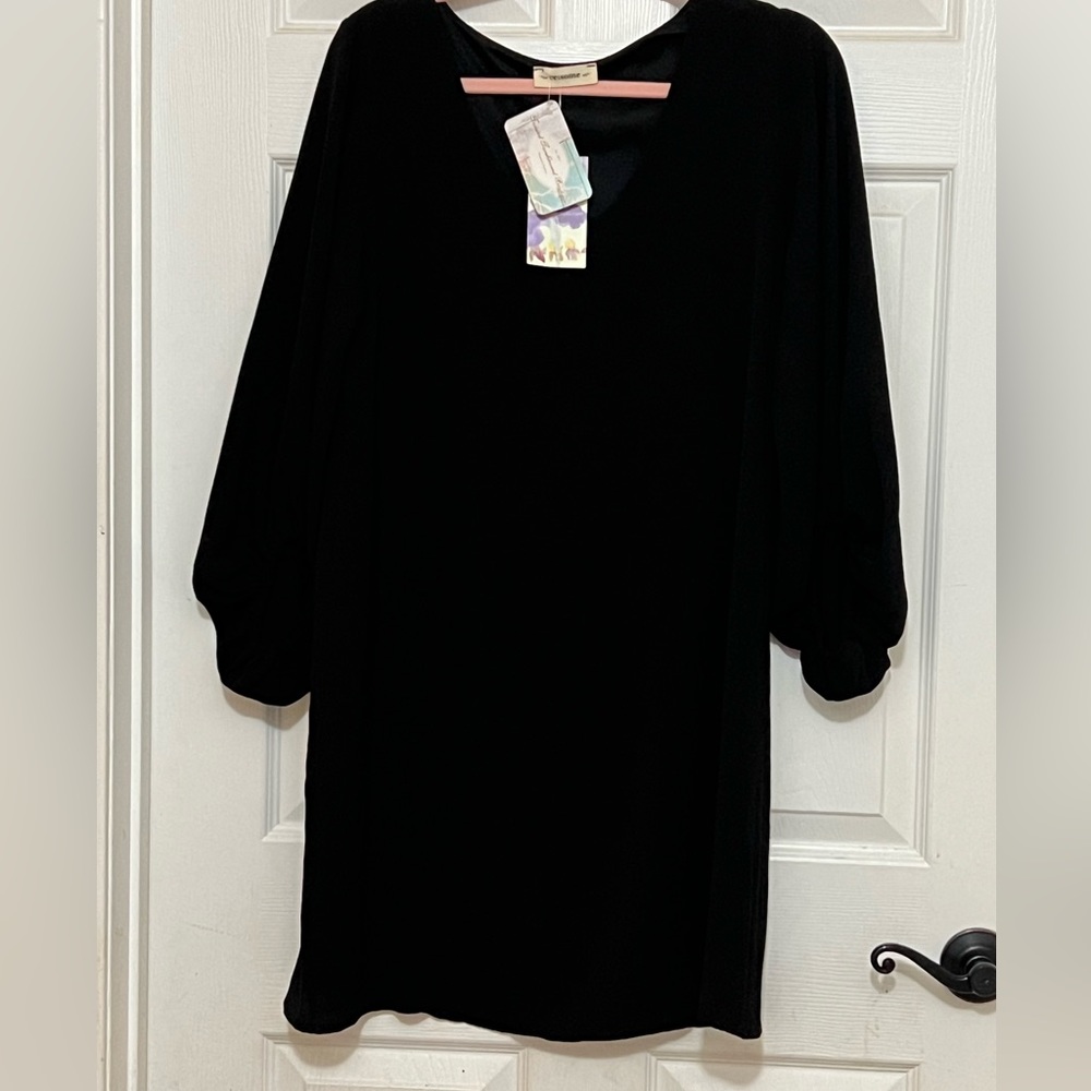 ee:some Brand Women's Balloon Dress Black Size M NWT